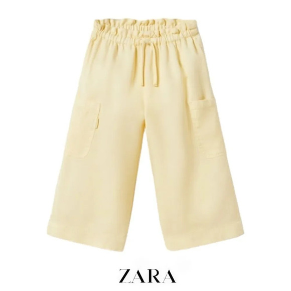 Zara Other - ZARA Kids | Light Yellow | CARGO CULOTTES